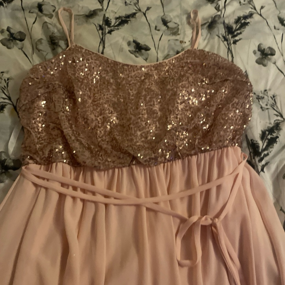 Sequin Pink Dress